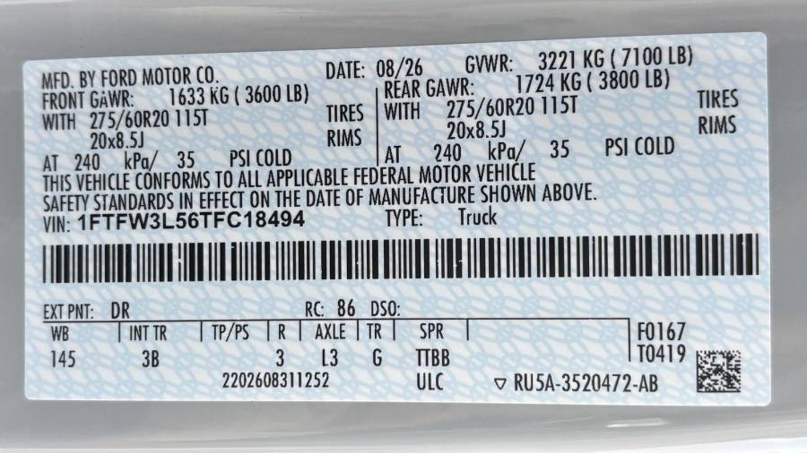 New 2026 Ford F-150 for sale in St. Joseph MO